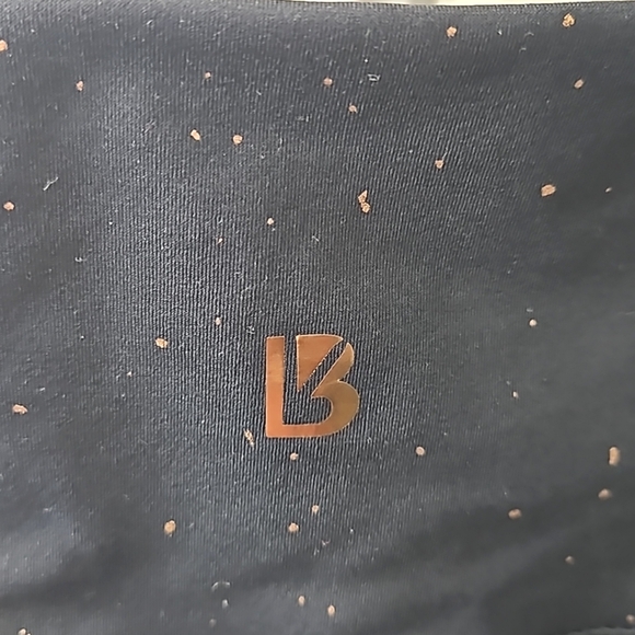 Women's Buff Bunny Black Copper Leggings Size Large Athletic Spandex Compression - Picture 6 of 7